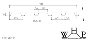 Trapezprofil TYP 40 183