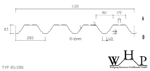 Trapezprofil TYP 85 280