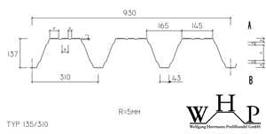 Trapezprofil TYP 135 310