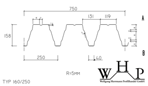 Trapezprofil TYP 160 250